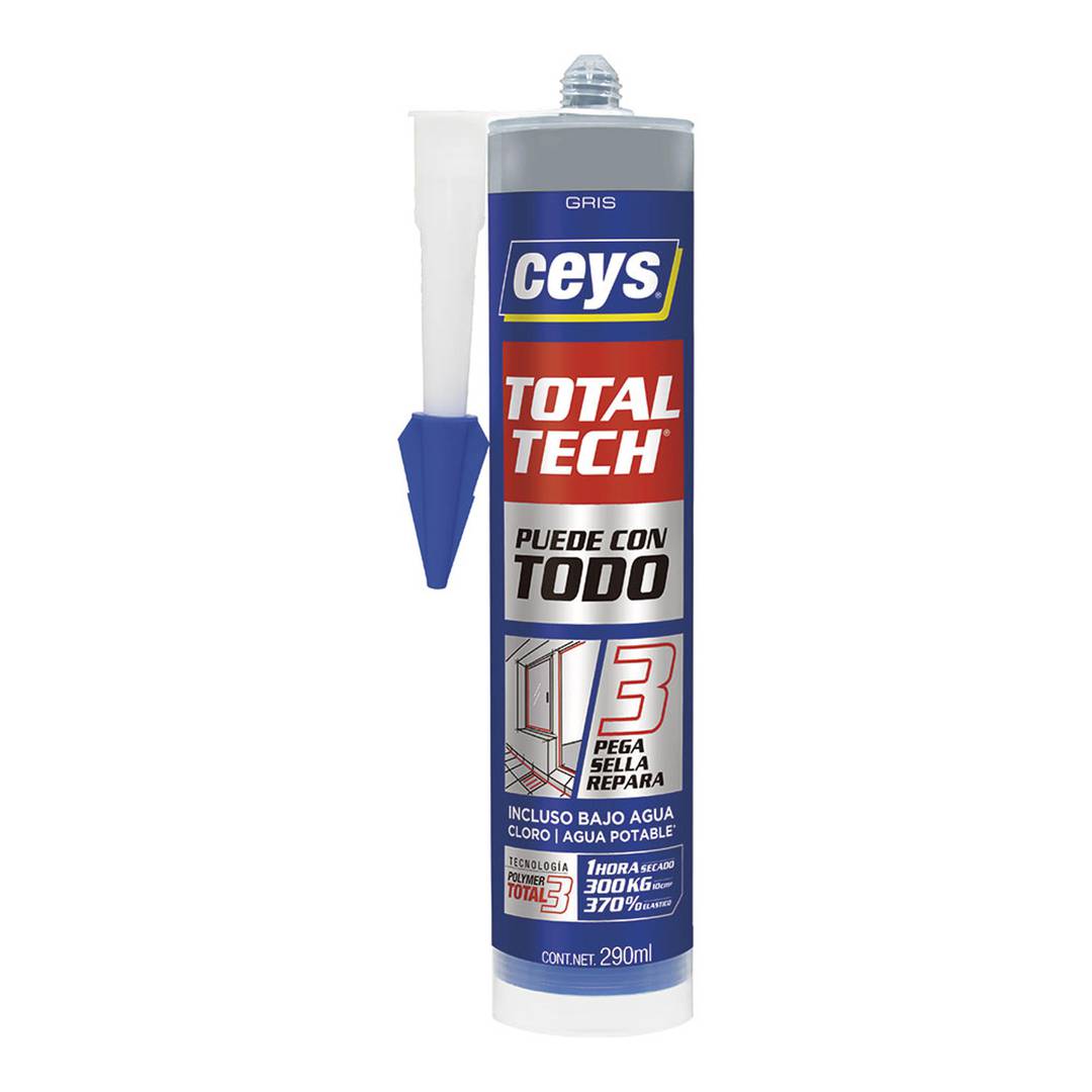Adhesive total tech gray 290ml Ceys 507220