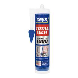 Adhesivo total tech transparente de 290ml Ceys 507226
