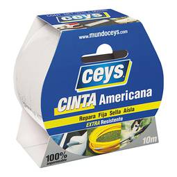 Nastro adesivo bianco 10m x 50mm Ceys 507650