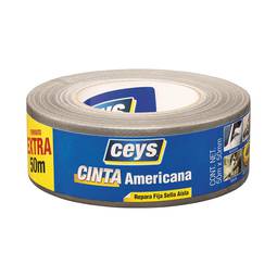 Nastro adesivo argento 50m x 50mm Ceys 507609