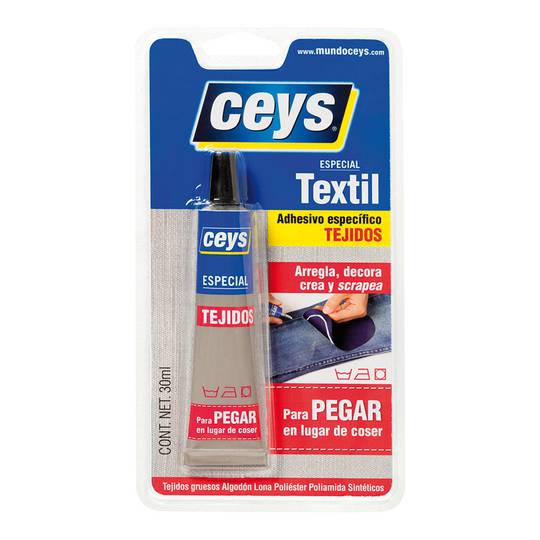 Adesivo speciale per incollare tessuti 30ml Ceys 501024
