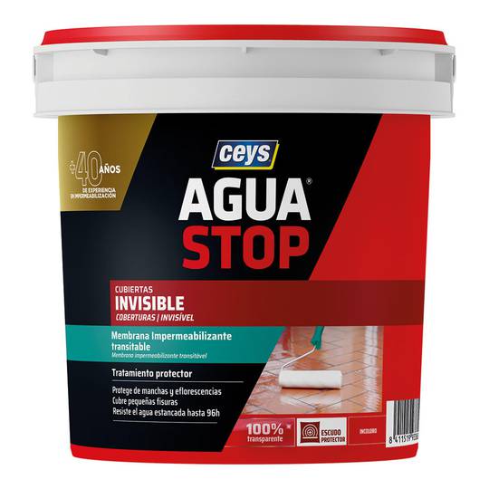 Impermeabilizante interior y exterior invisible de 1 Litro Ceys 903360