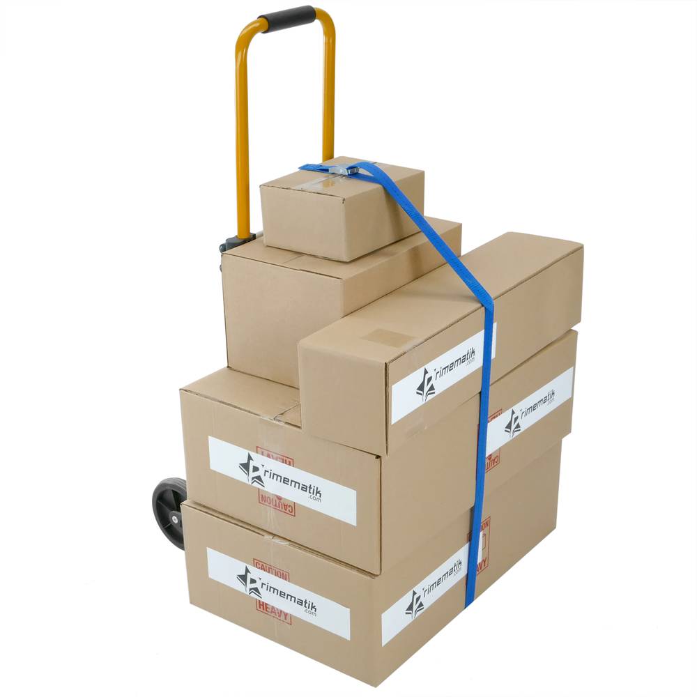 Holding strap with buckle 25 mm x 2.5 m 250 kg blue (pack 4)