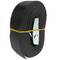 Pacote de 4 de tiras de amarrar com fivela 2,5m x 25mm 250Kg, Cor negra