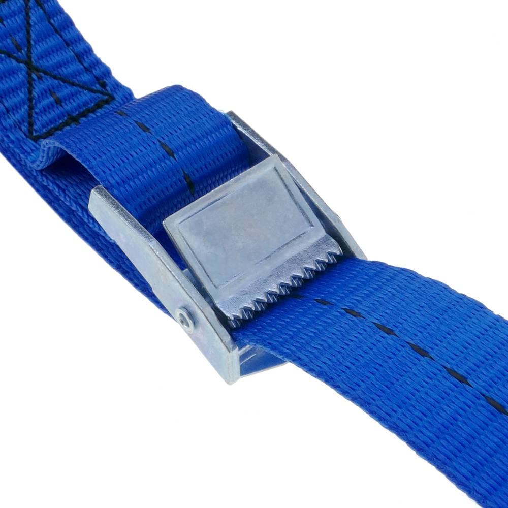 Correa de sujeción con hebilla 25 mm x 4 m 250 kg azul (pack 4)