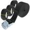 Correa de sujeción con hebilla 25 mm x 4 m 250 kg negro (pack 4)