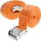 Pack of 2 Ratchet tie down straps with buckle 5m x 50mm 1200 Kg, Color orange