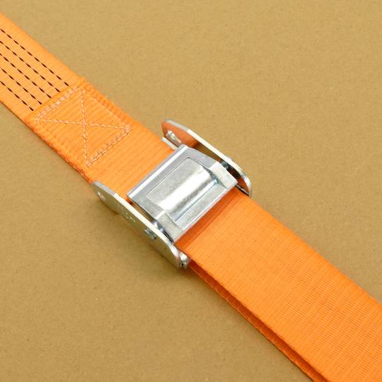 Pack de 2 Cinchas de amarre con trinquete de 5m x 50mm 5000Kg, Color  Naranja - Cablematic