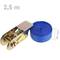 Pack of 4 Ratchet lashing straps 2.5m x 25mm 800 Kg, Color blue