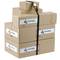 Lot de 4 sangles d'arrimage à cliquet de 2.5m x 25mm 800Kg, Couleur noir