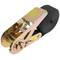 Lot de 4 sangles d'arrimage à cliquet de 2.5m x 25mm 800Kg, Couleur noir