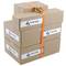 Set van 4 spanbanden met ratel 4m x 25mm 800Kg, Kleur oranje