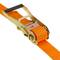 Confezione di 2 cinghie di fissaggio a cricchetto 5m x 38mm 3000Kg, colore arancione