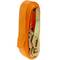 Lot de 2 sangles d'arrimage à cliquet 5m x 50mm 5000Kg, couleur orange