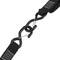 Pack of 2 Ratchet tie down straps with buckle and safety hook 2m x 38mm 550 Kg, Color black