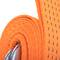 Cinghia di carico, Cinghie a cricchetto con gancio di sicurezza 4.5m x 50mm 5000Kg per sollevamento e traino, Colore arancione