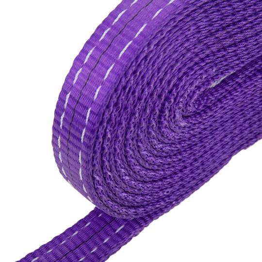 Zawiesie ładunkowe, Webbing Sling 5m x 30mm 1000Kg do podnoszenia i dźwigów, Kolor liliowy