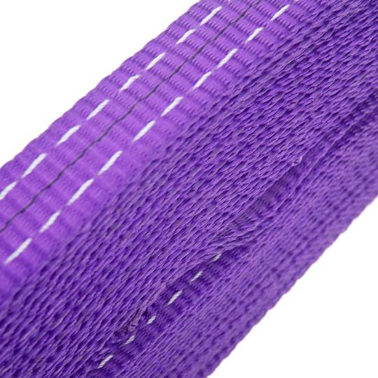 Zawiesie ładunkowe, Webbing Sling 5m x 30mm 1000Kg do podnoszenia i dźwigów, Kolor liliowy