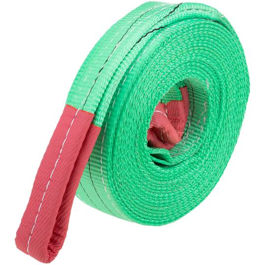 Webbing Sling, Cargo Sling 5m x 60mm 2000Kg for lifting hoisting and cranes, Green colour