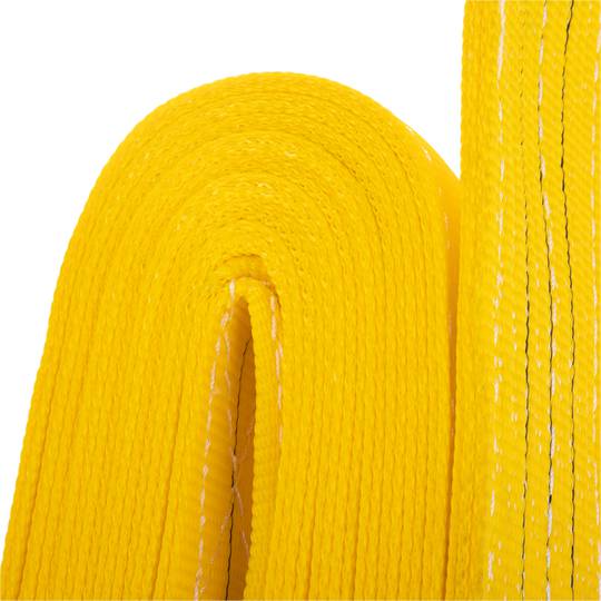 Cinghia di carico, cinghia di imbracatura 5m x 90mm 3000Kg per sollevamento e gru, Colore giallo