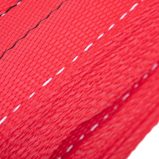 Cinghia di carico, cinghia di imbracatura 5 m x 150 mm 5000 Kg per sollevamento e gru, Colore rosso