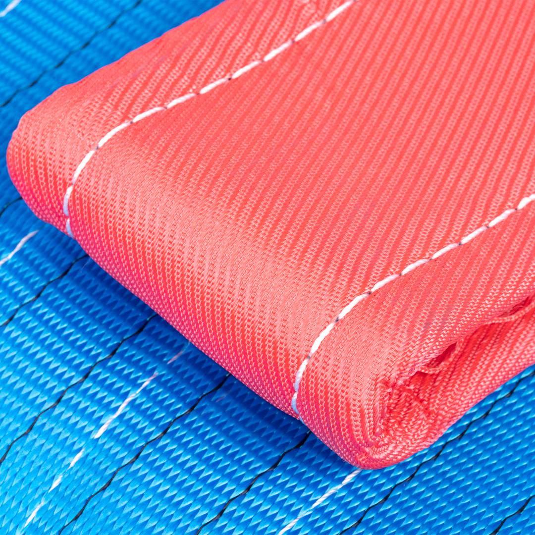 Cinghia di carico, cinghia di imbracatura 5 m x 240 mm 8000 Kg per sollevamento e gru, Colore blu