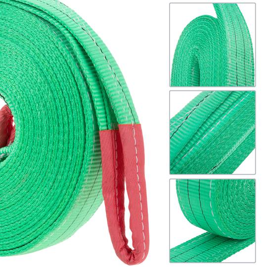 Webbing Sling, Cargo Sling 10m x 60mm 2000Kg for lifting hoisting and cranes, Green colour