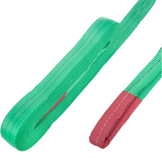 Webbing Sling, Cargo Sling 10m x 60mm 2000Kg for lifting hoisting and cranes, Green colour