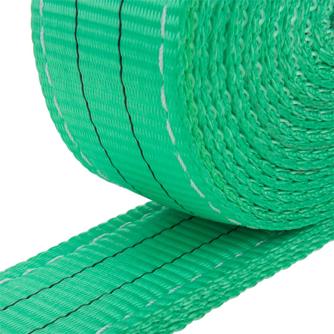 Cinghia di carico, cinghia di imbracatura 10m x 180mm 6000Kg per  sollevamento e gru, Colore marrone - Cablematic