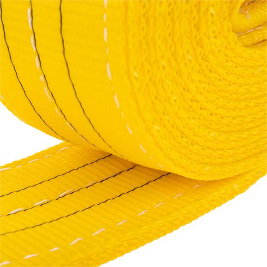 Cinghia di carico, cinghia di imbracatura 10m x 90mm 3000Kg per sollevamento e gru, Colore giallo