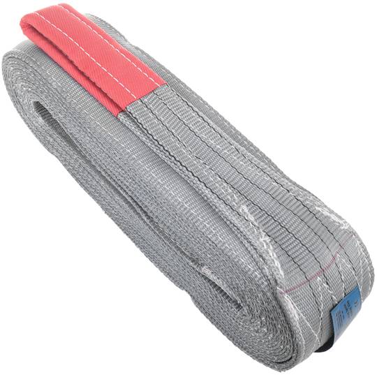 Cinghia di carico, cinghia di imbracatura 10m x 120mm 4000Kg per sollevamento e gru, Colore grigio