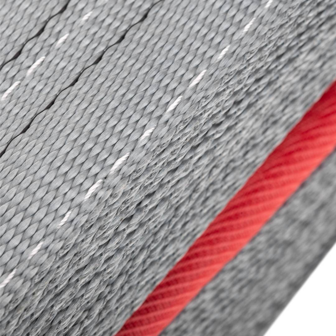 Cinghia di carico, cinghia di imbracatura 10m x 120mm 4000Kg per sollevamento e gru, Colore grigio