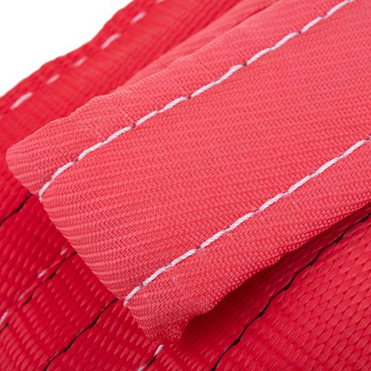 Webbing Sling, hijsband 10m x 150mm 5000Kg voor hijsen en kranen, Rode kleur