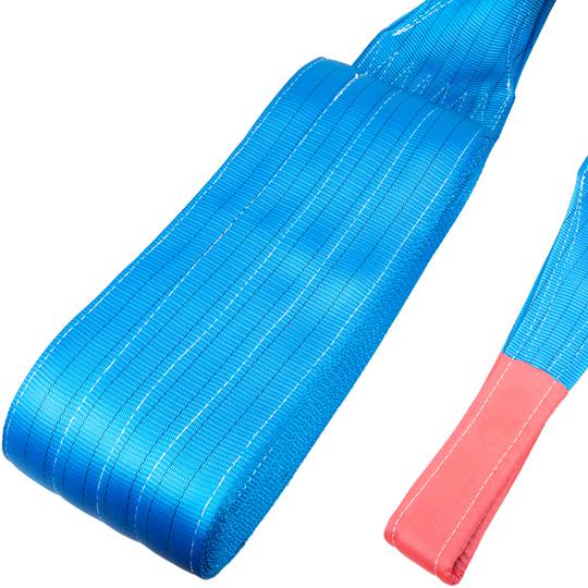 Webbing Sling, hijsband 10m x 240mm 8000Kg voor hijsen en kranen, Bruine kleur