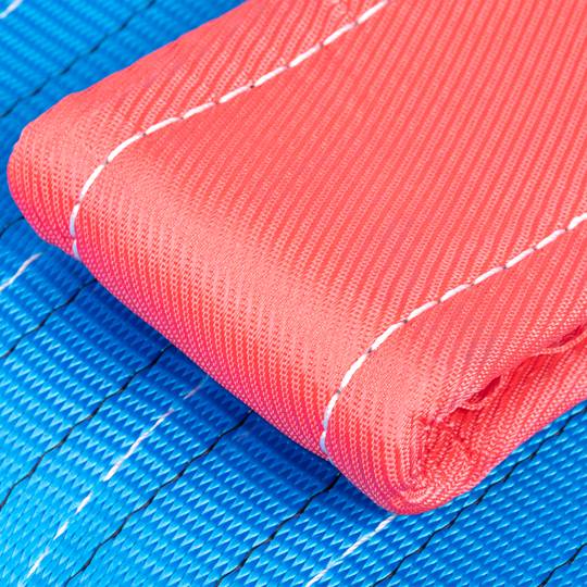 Webbing Sling, hijsband 10m x 240mm 8000Kg voor hijsen en kranen, Bruine kleur