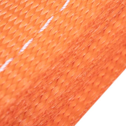 Cinghia di carico, cinghia di imbracatura 10m x 300mm 10.000Kg per sollevamento e gru, Colore arancione