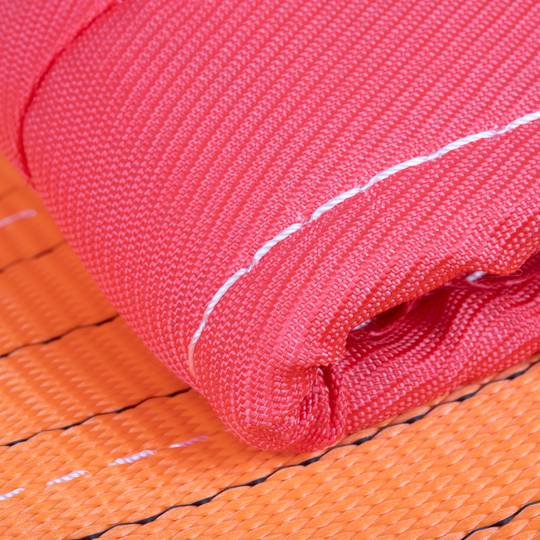 Cinghia di carico, cinghia di imbracatura 10m x 300mm 10.000Kg per sollevamento e gru, Colore arancione