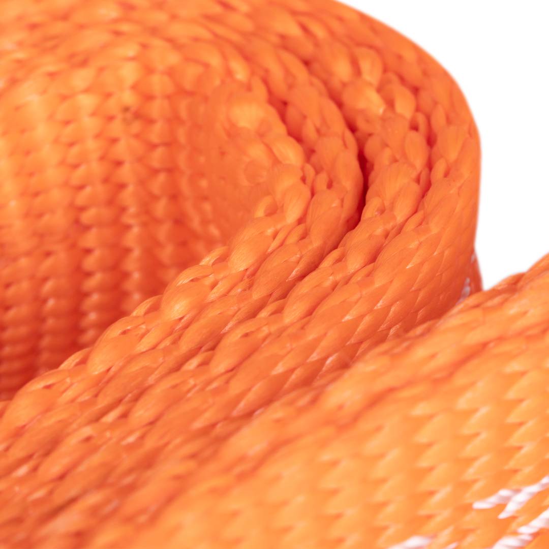 Cinghia di carico, cinghia di imbracatura 10m x 300mm 10.000Kg per sollevamento e gru, Colore arancione