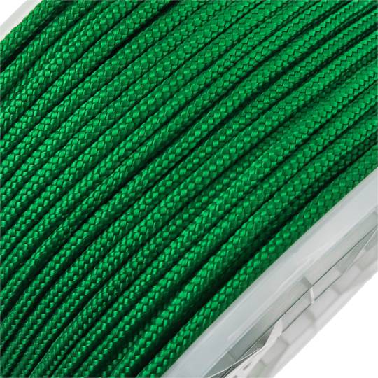 Corda trançada PP multifilamentos 100 m x 3 mm verde