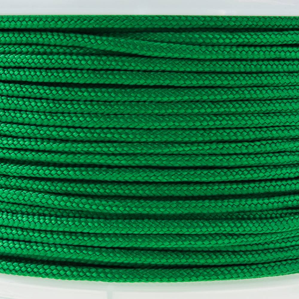 Corda trançada PP multifilamentos 100 m x 3 mm verde