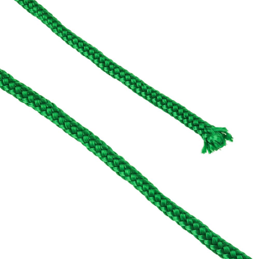 Wielowłóknowa lina pleciona PP 10 m x 6 mm zielony