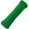 Cuerda trenzada multifilamento PP 20 m x 6 mm verde