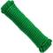 Cuerda trenzada multifilamento PP 20 m x 6 mm verde