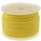 Corda intrecciata filamenti multipli in PP 100 m x 6 mm giallo