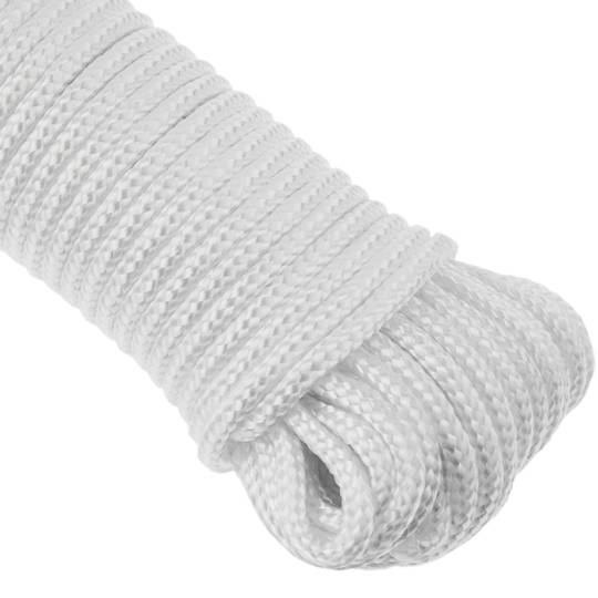 Corde à linge PVC avec âme en fil 20 m x 3 mm vert - Cablematic