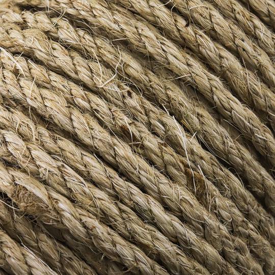 Corde torsadée en sisal 3 torons 100 m x 10 mm naturel