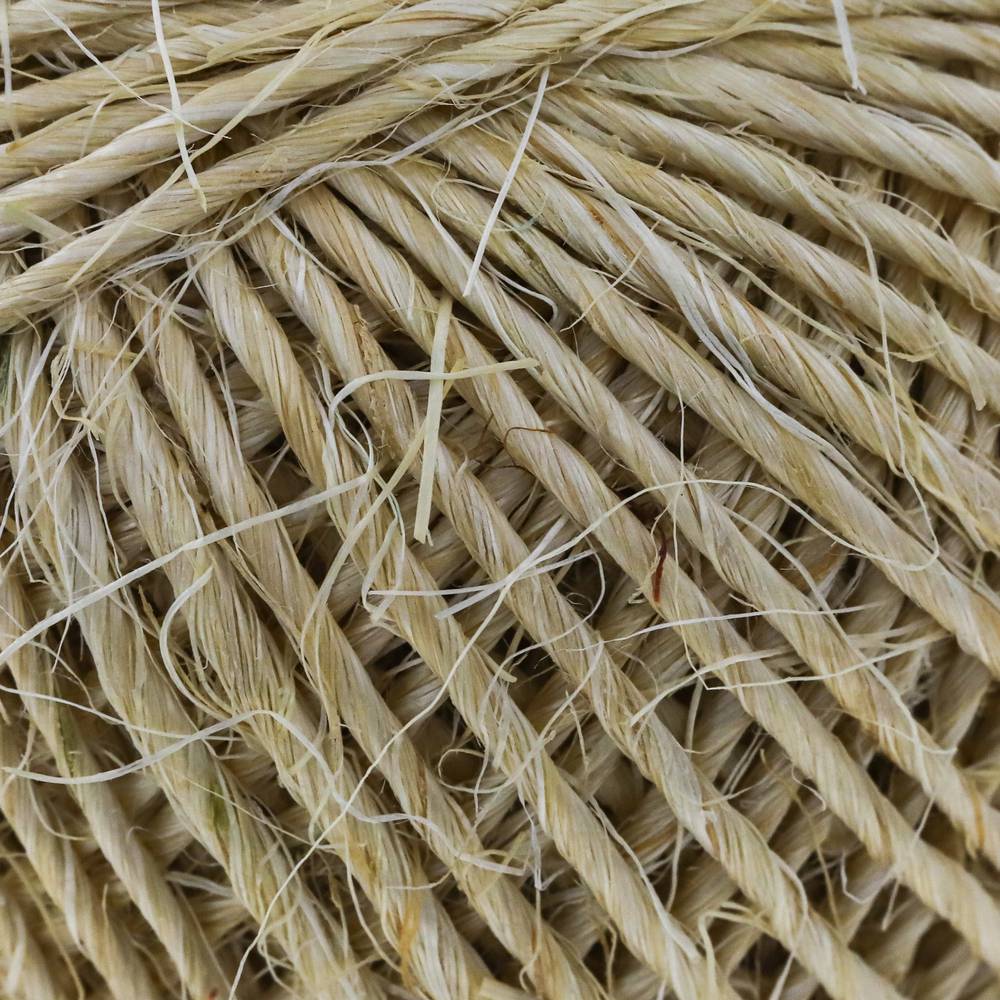 Sisal twine 1 strand 60 m x 2 mm natural - Cablematic