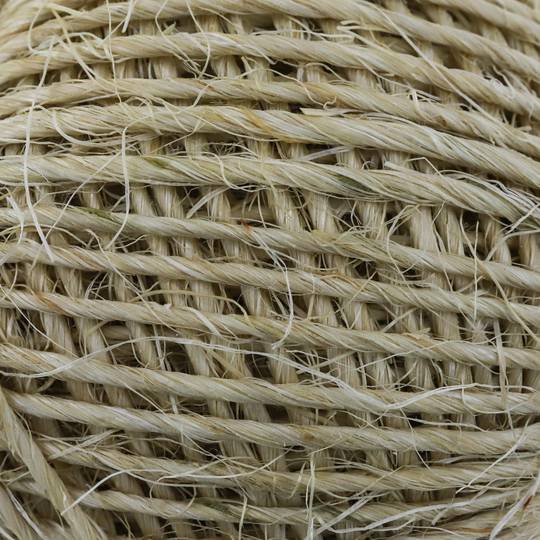 Cordel de sisal 1 hebra 60 m x 2 mm natural