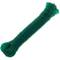 Clothesline rope PVC with wire core 20 m x 3 mm green