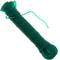 Clothesline rope PVC with wire core 20 m x 3 mm green